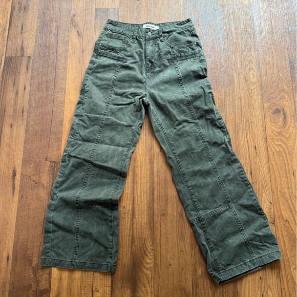 Vintage Men's Olive Green Pants - Picture 1 of 7